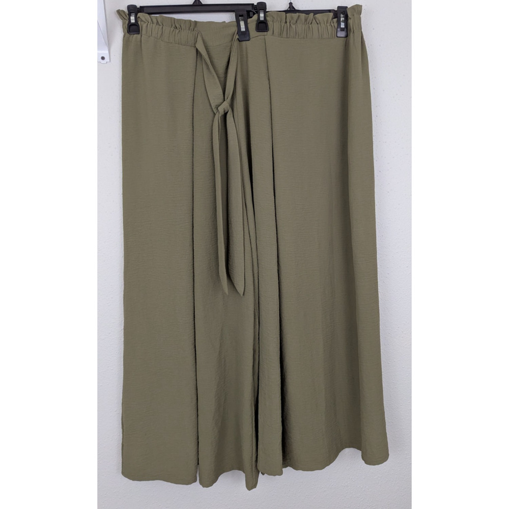 New Simplee Plus sz 4XL Wide Leg Pants slits on front of legs palazzo 0739